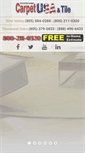 Mobile Screenshot of carpetusatile.com