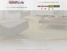 Tablet Screenshot of carpetusatile.com